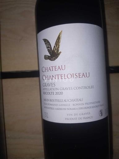 Bordeaux Graves Château Chante l'Oiseau 2020