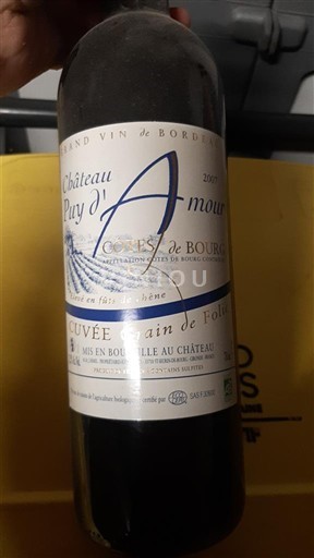Bordeaux Côtes-de-Bourg Château Puy d'Amour Grain de Folie 2007