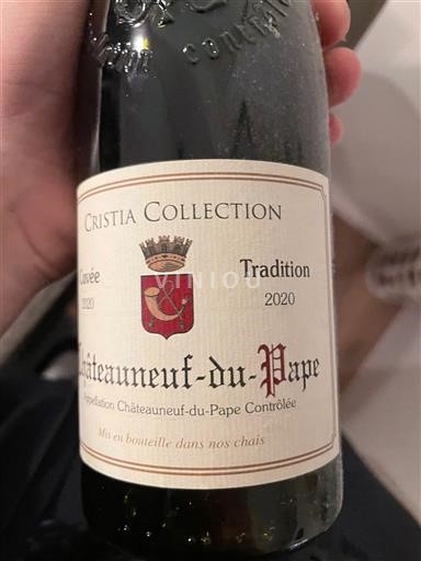 Rhône-dalen Châteauneuf-du-Pape Domaine Cristia Tradition 2020