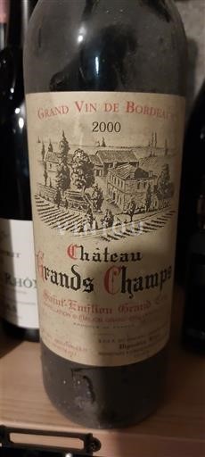 Bordeaux Saint-Émilion Grand Cru Grand Cru Château Grands Champs 2000