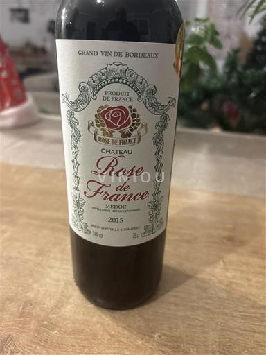 Bordeaux Médoc Château Rose de France 2015