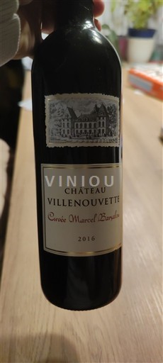 Languedoque NULL Château Villenouvette Marcel Barrau 2016