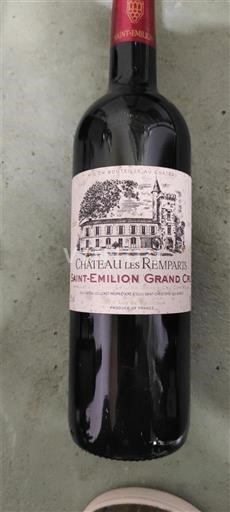 Burdeos Saint-Émilion Gran Cru Grand Cru Château Les Remparts 2013