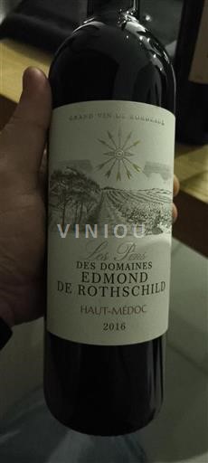 Bordeaux Haut-Médoc Domaine Les Domaines Edmond de Rothschild Les Parcelles 2016