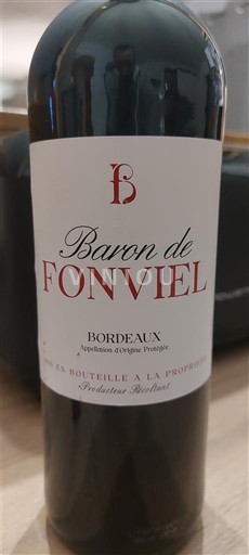 Bordeaux Baron de Fonviel 2024