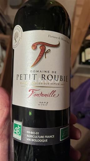 Languedoc Ospecificerad Domaine Petit Roubié Fontenille 2023