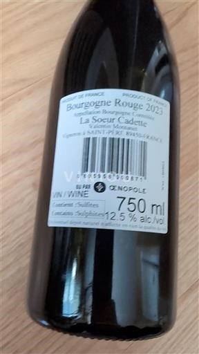 Bourgogne La Soeur Cadette 2023