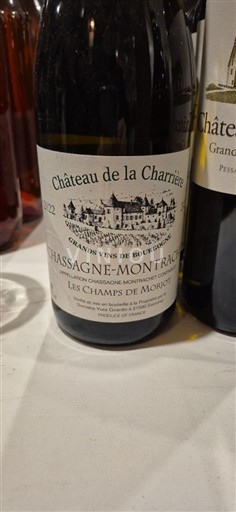 Burgundy Chassagne-Montrachet Château La Charrière Les Champs de Morjot 2022