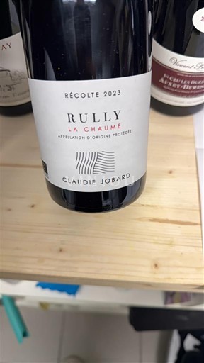 Bourgogne Rully Claudie Jobard La Chaume 2023