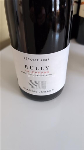 Burgundi Rully Claudie Jobard La Chaume 2023