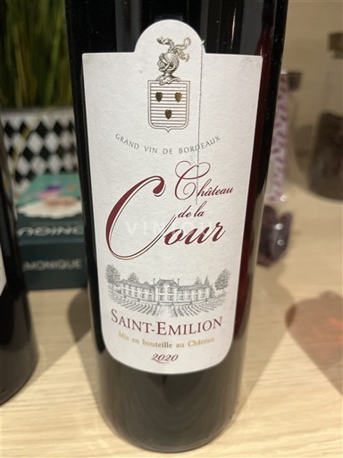 Burdeos Saint-Émilion Château La Cour 2020