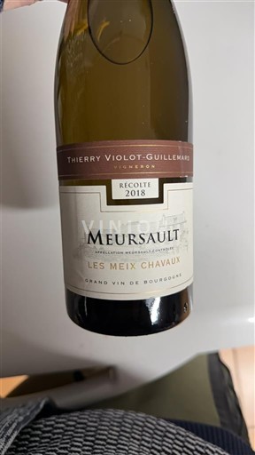 Burgundsko Meursault Thierry Violot-Guillemard Les Meix Chavaux 2018