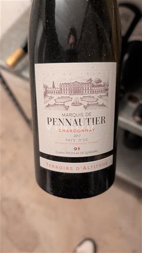 Languedoc a Roussillon Pays d'Oc Château Pennautier Terroirs d'Altitude 2017