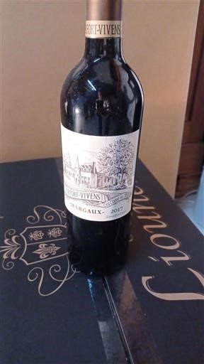 Bordeaux Margaux Grand Cru Durfort-Vivens 2017
