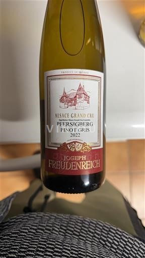 Alsace Không được chỉ định Grand Cru Joseph Freudenreich Pfersigberg Pinot Gris 2022