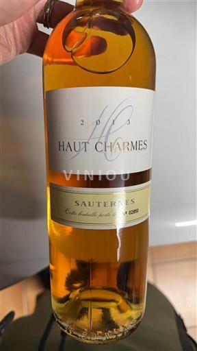 Bordeaux Sauternes Haut Charmes 2013