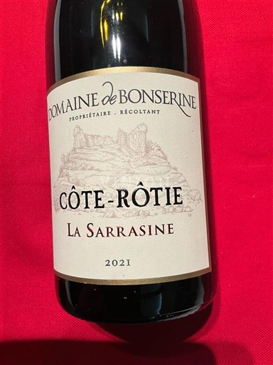 Rhônetal Côte-rôtie Domaine Bonserine La Sarrasine 2021