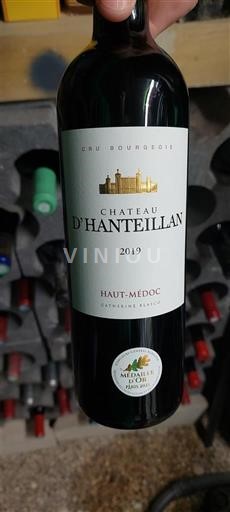 Burdeos Haut-Médoc Cru Bourgeois Château Hanteillan 2019