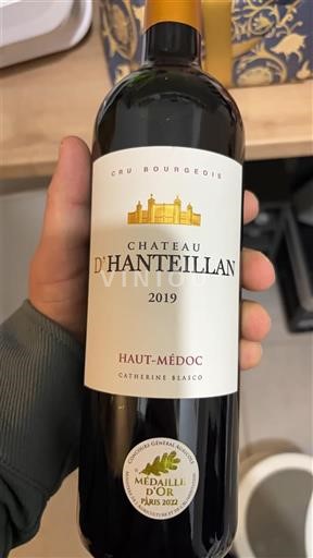 Bordeaux Haut-Médoc Cru Bourgeois Château Hanteillan 2019
