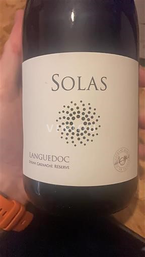 Languedoc Solas Syrah Grenache Réserve 2020