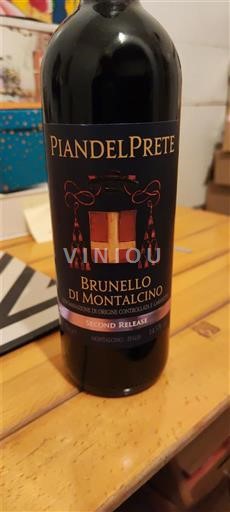 Toscana Brunello di Montalcino. Piandelprete Second Release 2018