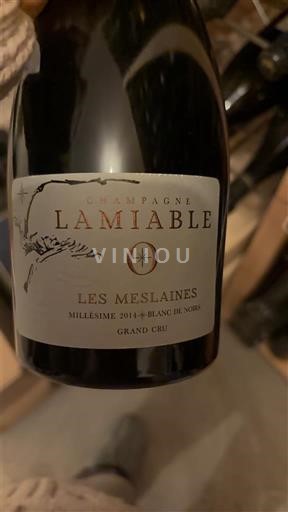 Champagne Grand Cru Champagne Lamiable Les Meslaines 2014
