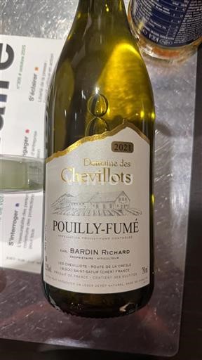 Údolí Loiry Pouilly-fumé Domaine S Chevillos 2021