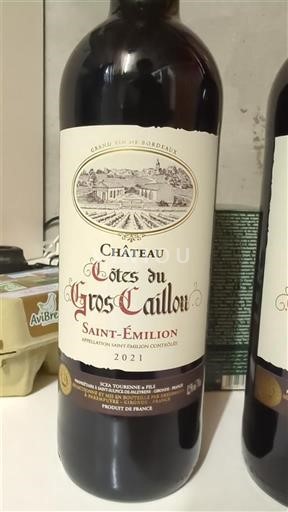 Bordeaux Saint-Émilion Château Côtes du Gros Caillou 2021