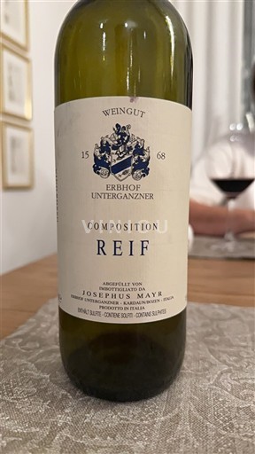 Wines of Veneto Valdadige Erbhof Unterganzner Composition Reif 2019