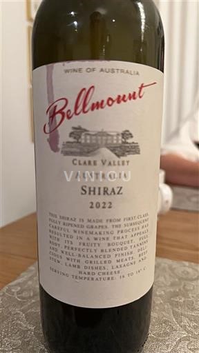 Australie-Méridionale Clare Valley Bellmount 2022