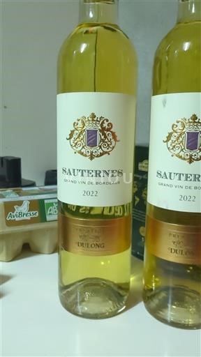 Bordeaux Sauternes Dulong Prestige 2022