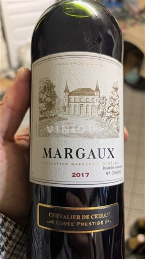 Bordeaux Margaux Chevalier de Cerian Prestige 2017