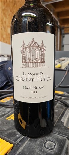Bordeaux Haut-Médoc Clément-Pichon La Motte de Clément-Pichon 2011