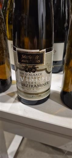 Elsass La Cave des Vignerons de Pfaffenheim Grains nobles 2005