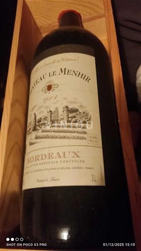 Bordeaux Château Le Menhir 3 litres 2009