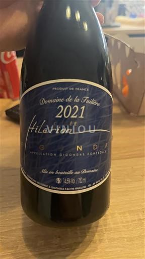 Wines Rouge sec Le Hilarion Domaine La Tuilerie 2021 France Bordeaux Barsac AOC