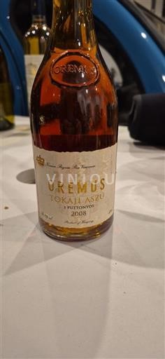 Tokaj Ikke specificeret Oremus Tokaji Aszú 5 Puttonyos 2008