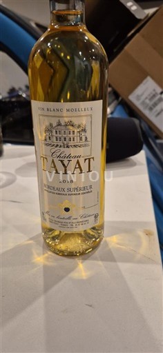 Burdeos Bordeaux superior Château Tayat 2019