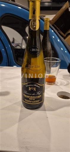 Dolina Loare Montlouis-sur-Loire Domaine Chidaine Blanc de Thau 2013