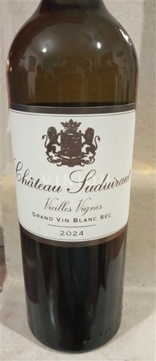 Bordeaux Château Suduiraut Vieilles Vignes 2024