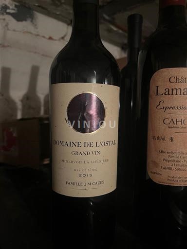 Linguadoca Minervois-la-livinière Domaine L'Ostal Grand Vin 2015