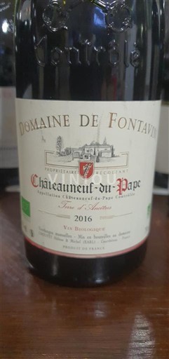Rhônen laakso Châteauneuf-du-Pape Domaine Fontavin Les Hautes Rives 2016
