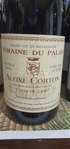 Burgundy Aloxe-Corton Domaine Palais Cœur de Lion 2016