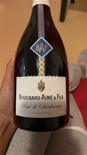Borgonha Crémant da Borgonha Bouchard Ainé & Fils Brut de Chardonnay Grande Não Sazonado