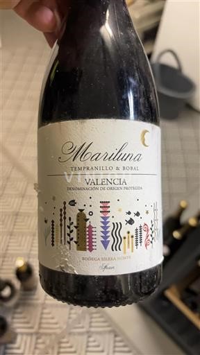 Valencia-regionen Valencia Bodega Sierra Norte Mariluna Ikke årgangsbestemt