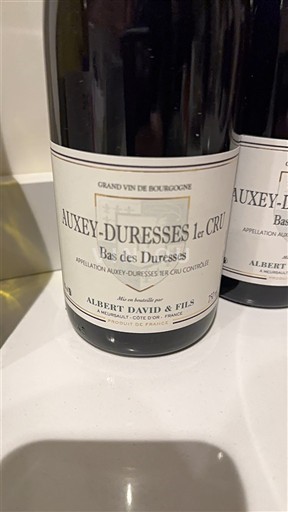 Borgoña Auxey-duresses Premier Cru Albert David & Fils Bas des Duresses 2023
