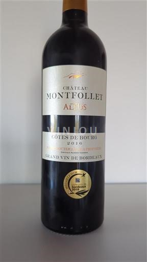 Bordeaux Côtes-de-bourg Château Montfollet Altus 2016