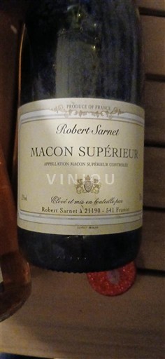 Burgundi Mâcon ja Mâcon-kylät Robert Sarnet 2002