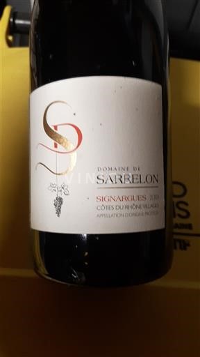 Rhône Valley Unspecified Domaine Sarrelon 2019