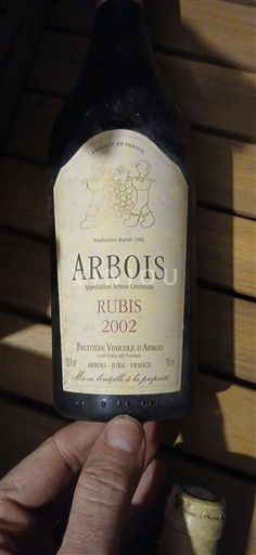 Jura Arbois Fruitière Vinicole d'Arbois Rubis 2002